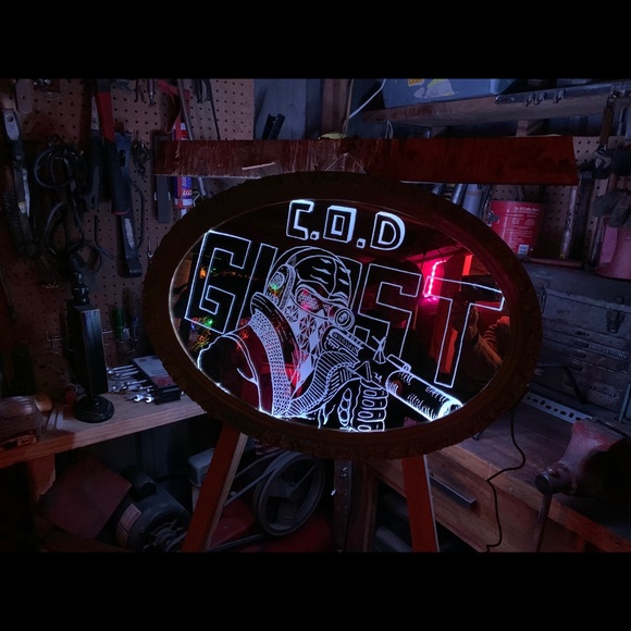 My etched mirror art hope you enjoy - Picture 9 of 13